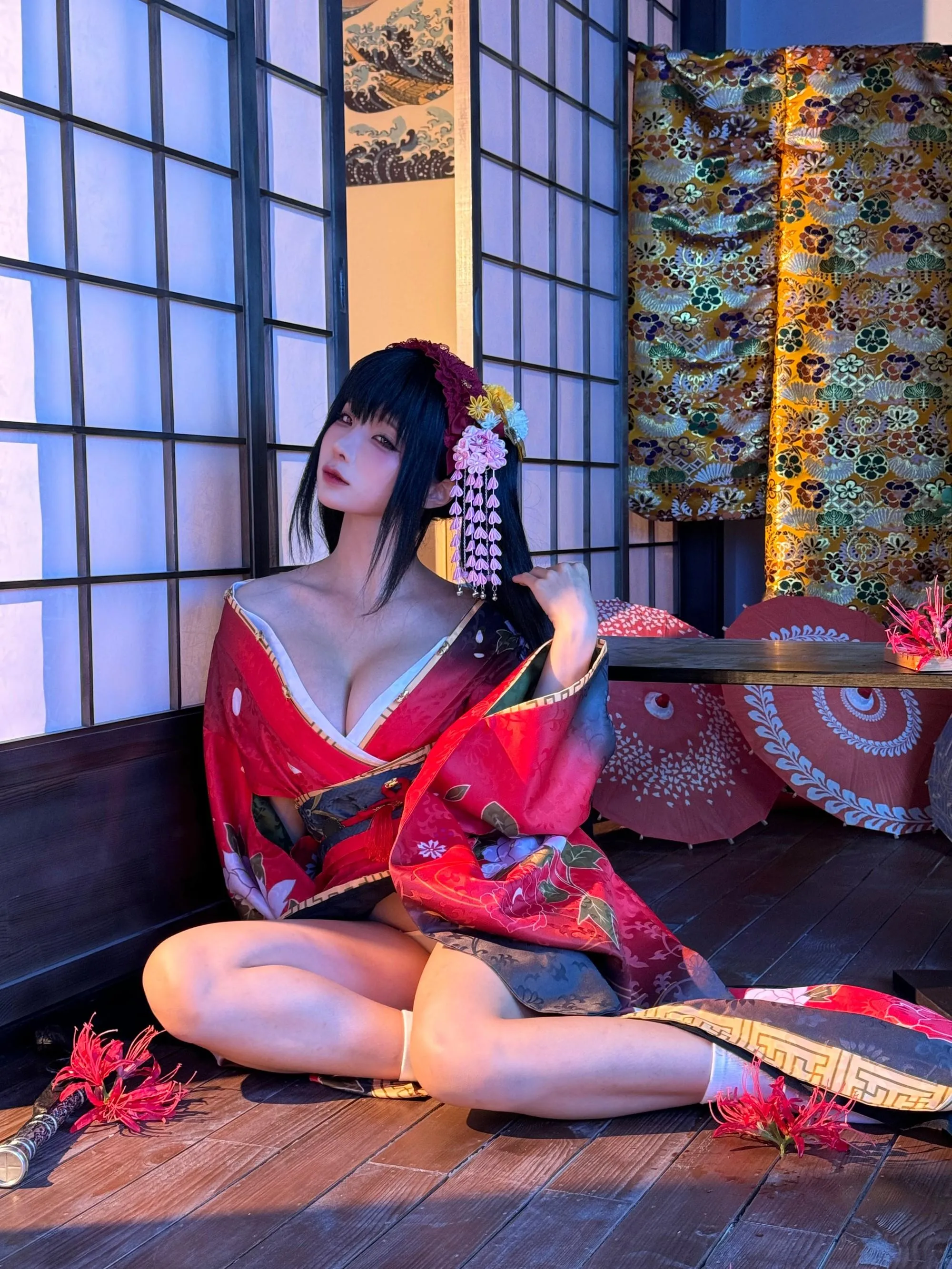 蠢沫沫 – NO.304 狂三和服cos-狂三 花絮 [114P]插图